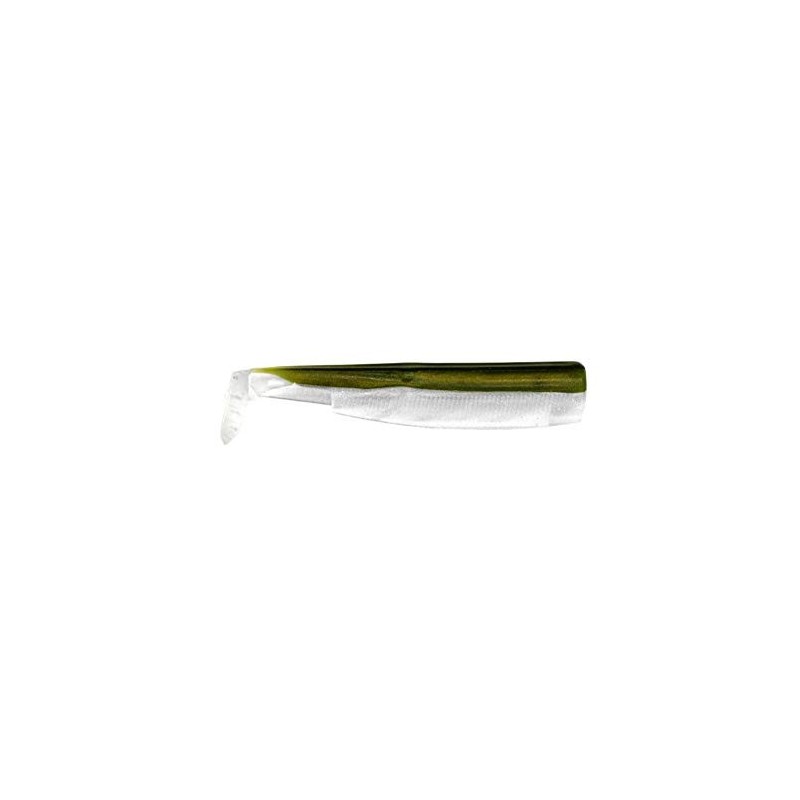 FIIISH Black Minnow 4 - Señuelo de Vinilo para Pesca  Need to be reviewed, señuelos, Packs , Color Blanco, Talla Size 70