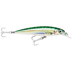 Rapala Señuelo X-Rap Saltwater-Material de Pesca para Grandes Peces Carnívoros, Unisex-Adult, Green Mackerel, 10cm/13g