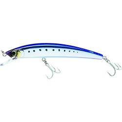 Yo-Zuri Crystal Minnow Señuelo Flotante, Sardina Holográfica, 5-1/4 Pulgadas