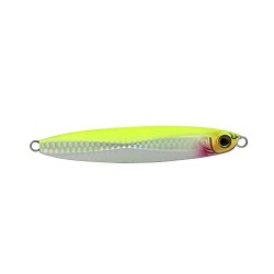 SHIMANO COLTSNIPER JIGS Señuelos de pesca, Chartreuse/Plata, 74mm-2 7/8" - 28g-1oz