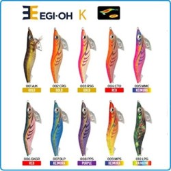 YAMASHITA Egi Oh K 3.0 - Tobera Egi Oh K 3.0 16 g 004 CTO Red Eging para sepias calamares pulpi