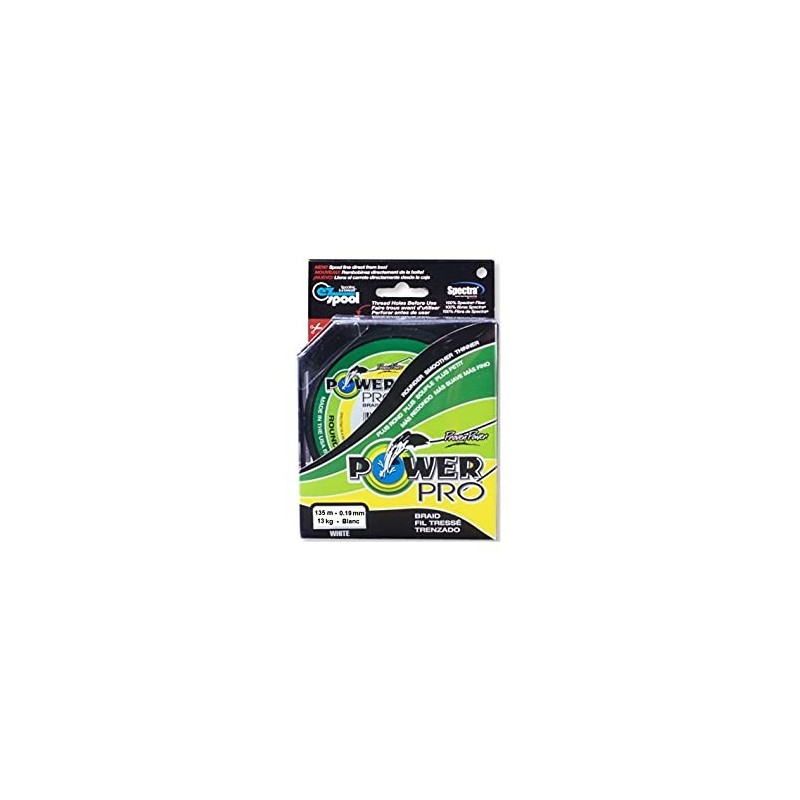 Power Pro - Tresse 135M 0,19mm 13Kg White - Ppbi13519Wh - Pp64W13519