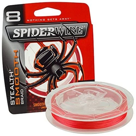 Spiderwire Hilos de Pesca Stealth Smooth 8 Red 0.12 mm 150 m