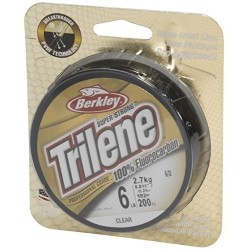 Berkley Trilene 100% Fluorocarbono Leader, Unisex, Transparente, 13lb | 5.9kg| 55yd | 50m