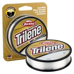 Berkley Trilene - Sedal de fluorocarbono para Pesca, Color Transparente, Talla 8 lbs/0.27 mm