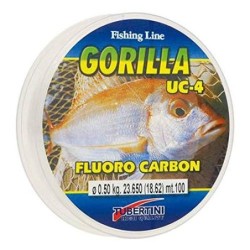 Tubertini Hilos de Pesca Gorilla UC-4 0.350 mm 100 m Fluorocarbono Spinning Surfcasting Boloñesa