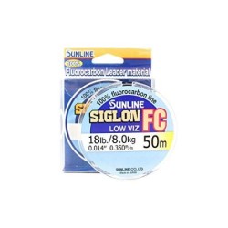 Sunline Siglon FC Fluorocarbon Line 50m 18lb Diameter 0.35 mm  5891 