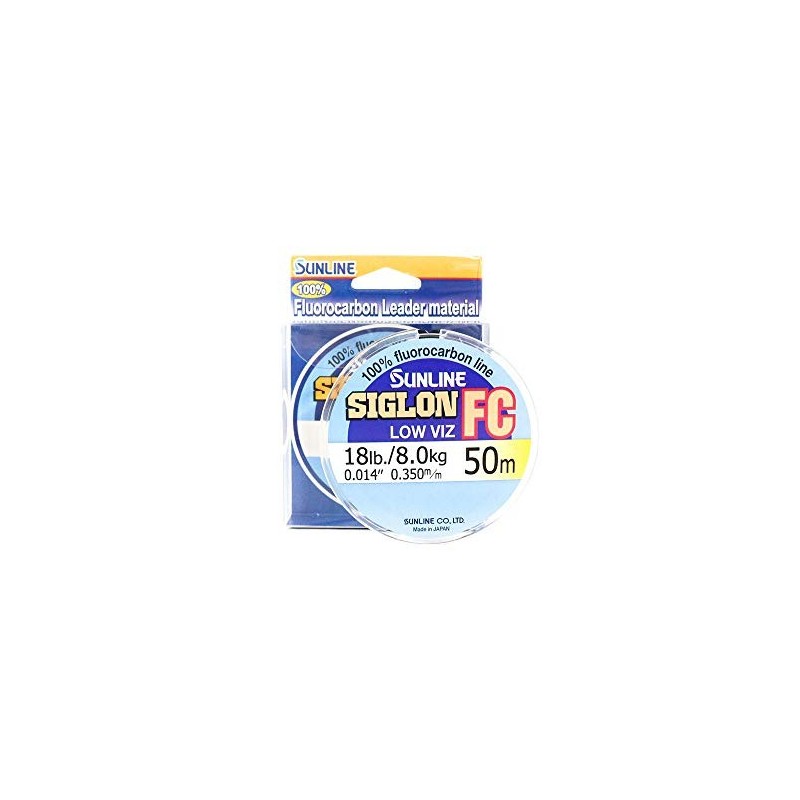 Sunline Siglon FC Fluorocarbon Line 50m 18lb Diameter 0.35 mm  5891 