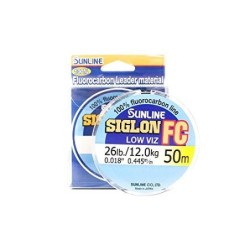 Sunline Siglon FC Fluorocarbon Line 50m 26lb Diameter 0.445 mm  5921 