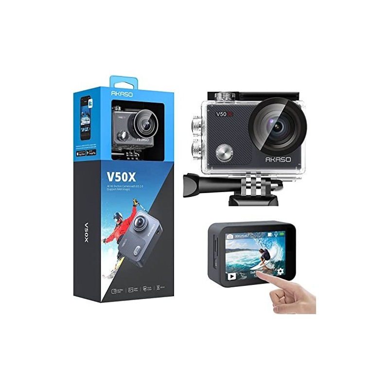 AKASO V50X akaso v50 x 4K30fps WiFi Action Camera wt EIS Touch