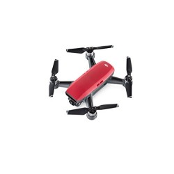 DJI Spark Fly More Combo - Dron cuadricóptero  full hd, 12 mpx, 50 km/h, 16 minutos , Rojo + accesorios