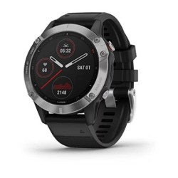 Garmin fēnix 6 - Reloj GPS multideporte definitivo con sensores, VO2 Max, frecuencia cardíaca, carga de entrenamiento, Platea