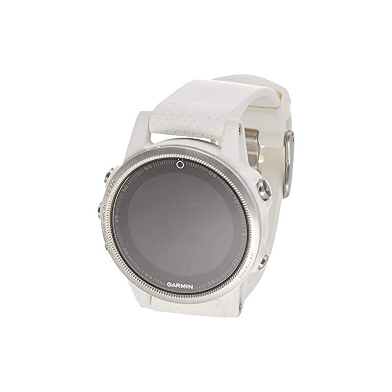 Para Garmin Fenix 6 Pro GPS 22 mm correa de reloj de cuero con hebilla de  acero (marrón)