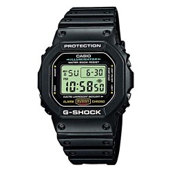 Casio G-SHOCK Reloj Digital, 20 BAR, Negro, para Hombre, DW-5600E-1VER