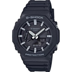 Casio Reloj Análogico-Digital para Hombres de Cuarzo con Correa en Caucho GA-2100-1AER