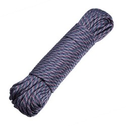 DonDon Cuerda de 30 Metros de Nylon Cuerda de Paracord Cuerda de Supervivencia para Actividades al Aire Libre, para Camping y