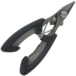 Iron Claw Steel Wire Cutter Tijeras de Pesca, Unisex-Adult, Multicolor, 12.5 cm