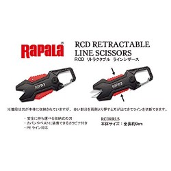 Rapala RCD Tijeras, Unisex-Adult, Negro/Rojo, Talla única