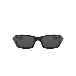 Oakley - Gafas de sol Rectangulares OO9238-04 para hombre, Polished Black/Grey  S3 