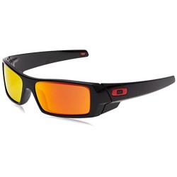 OAKLEY Gascan 901444, Gafas de Sol para Hombre, Negro  Polished Black/Ruby , 60