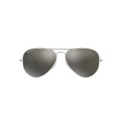 Ray-Ban Aviator Large Metal - Gafas de sol unisex, SILVER, 55