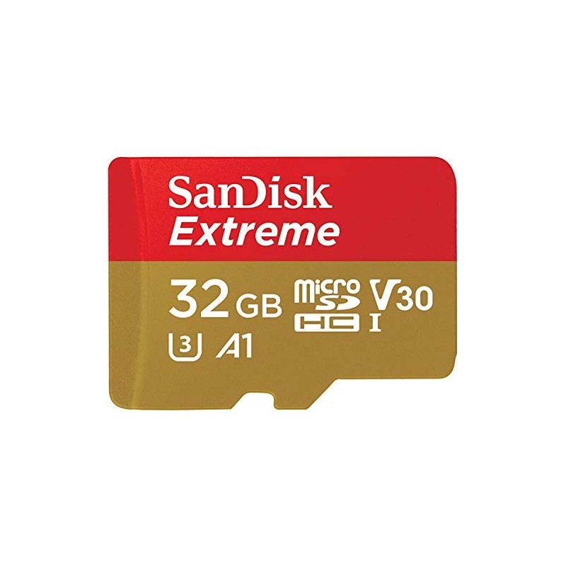 SanDisk Extreme 32 GB MicroSD Card For Mobile Gaming, with A1 App Performance, Supports AAA/3D/VR Game Graphics and 4K UHD Vi