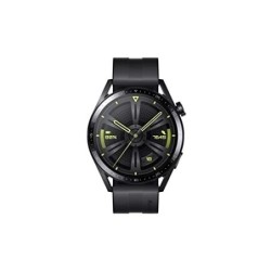 HUAWEI Reloj GT 3 Smartwatch, negro, 46 mm. brazalete negro, elastómero flúor