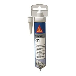 Sikaflex 295 UV, Blanco, Adhesivo para el pegado y sellado de