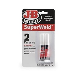 J-B Weld 33102SPA - Super Weld - Cianocrilato - Pegamento - Glue - Multiusos - Instantáneo - Punta de precisión - Metal - Alt