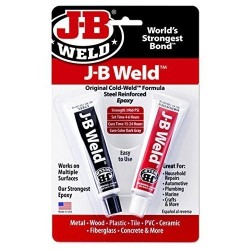 J-B Weld Company 8265-S - Paquete de 3 unidades, acero epoxi reforzado, color gris oscuro