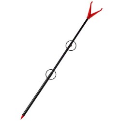 Zite Fishing - Soporte para caña de pescar telescópico, 30-75 cm, 3 unidades