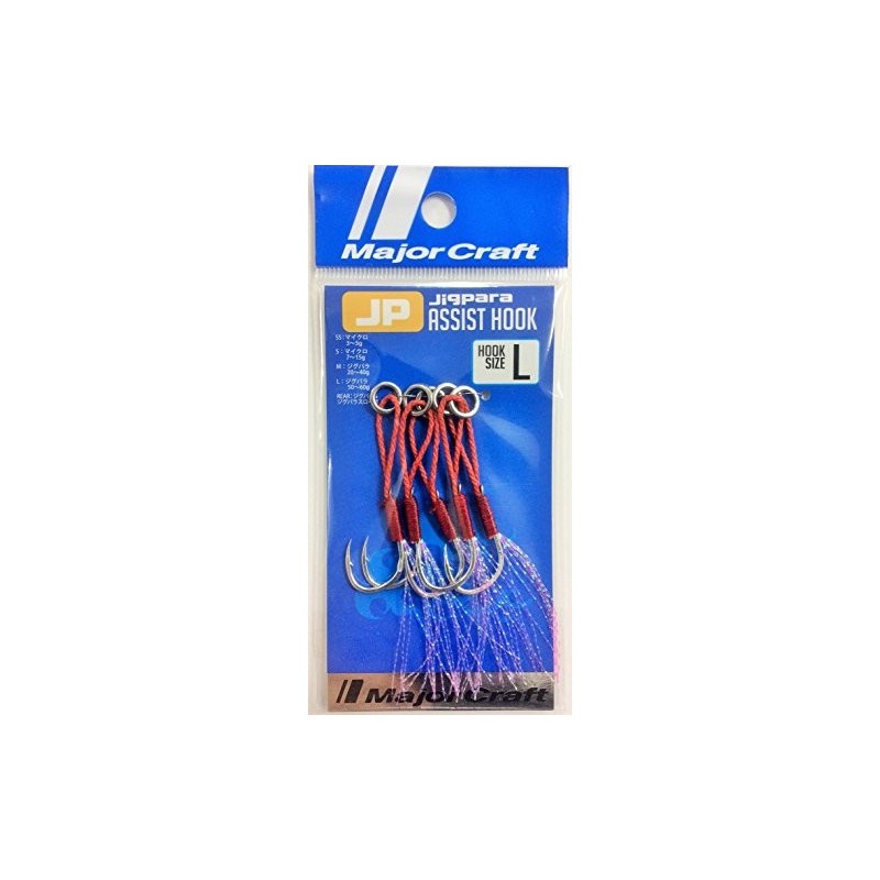 Major Craft Anzuelo Assist Hook Null JIPARA Null - 60, by 5, L, N°3/0, 22