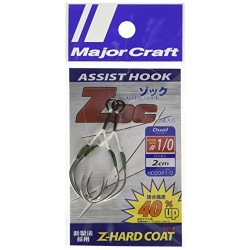 MAJOR CRAFT ZOC HD ASSIST HOOK SIZE 1/0 20MM