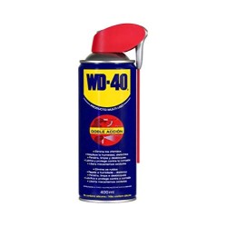 WD-40 Producto Multi-Uso- Spray 400ml-Lubrica, Afloja, Protege del óxido, Dieléctrico, Limpia metales y plásticos y Desplaza 