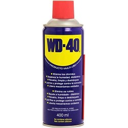 WD-40 Producto Multi-Uso- Spray 400ml-Lubrica, Afloja, Protege del óxido, Dieléctrico, Limpia metales y plásticos y Desplaza 