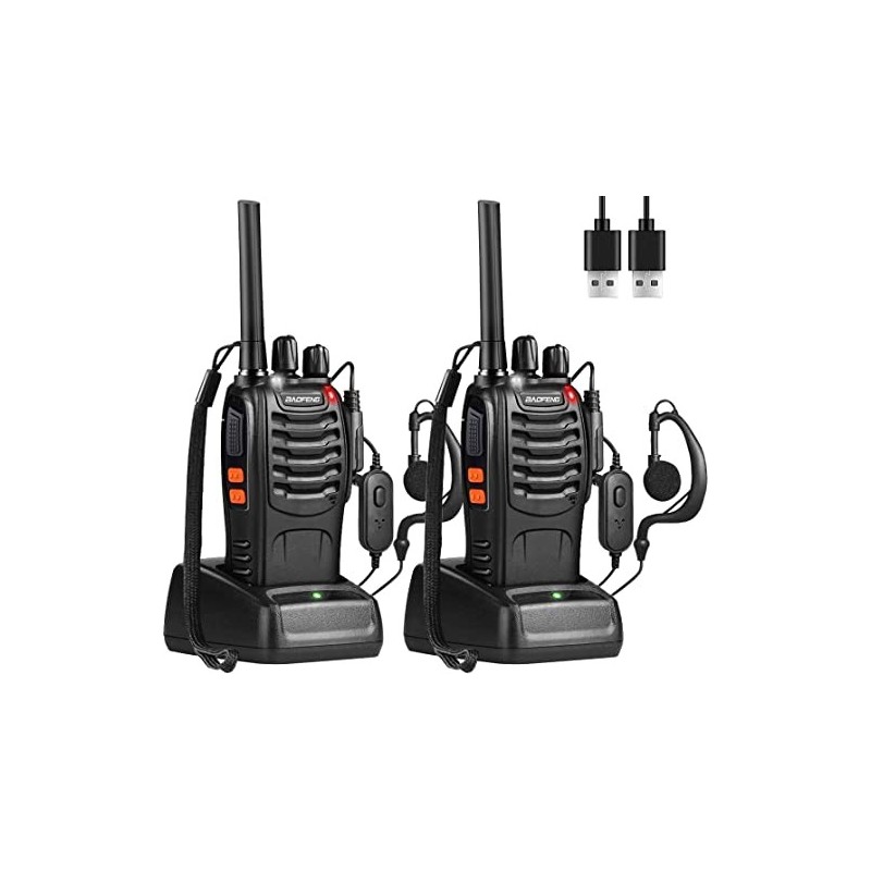 Baofeng walkie Talkie Profesional Emisoras de Caza de Banda Dual VHF y UHF  walkie Talkie baofeng Largo Alcance - Planeta Overland ®