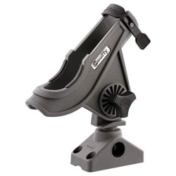 Scotty Baitcaster/Spinning Rod Holder with Side/Deck Mount Grey