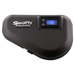 Scotty HP Electric Downrigger Tapa, Hombres, Negro, Talla única